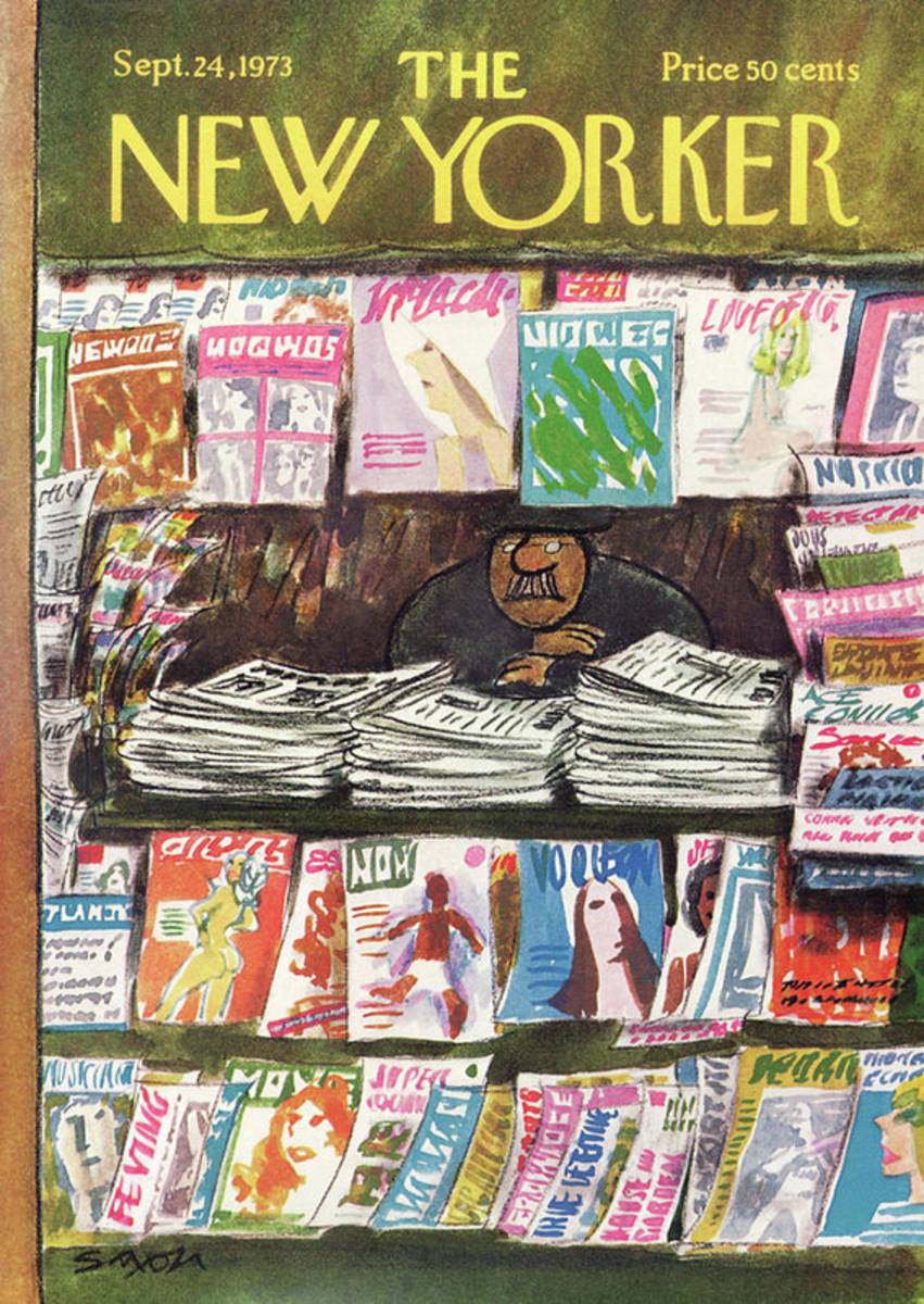 New Yorker September 24Th, 1973 - Poster | Canvas Wall Art Print