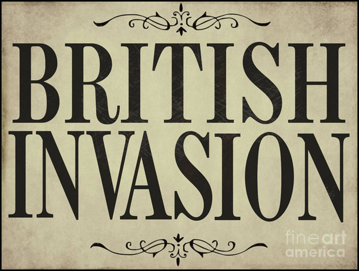 Newspaper Headline British Invasion - Poster | Canvas Wall Art Print