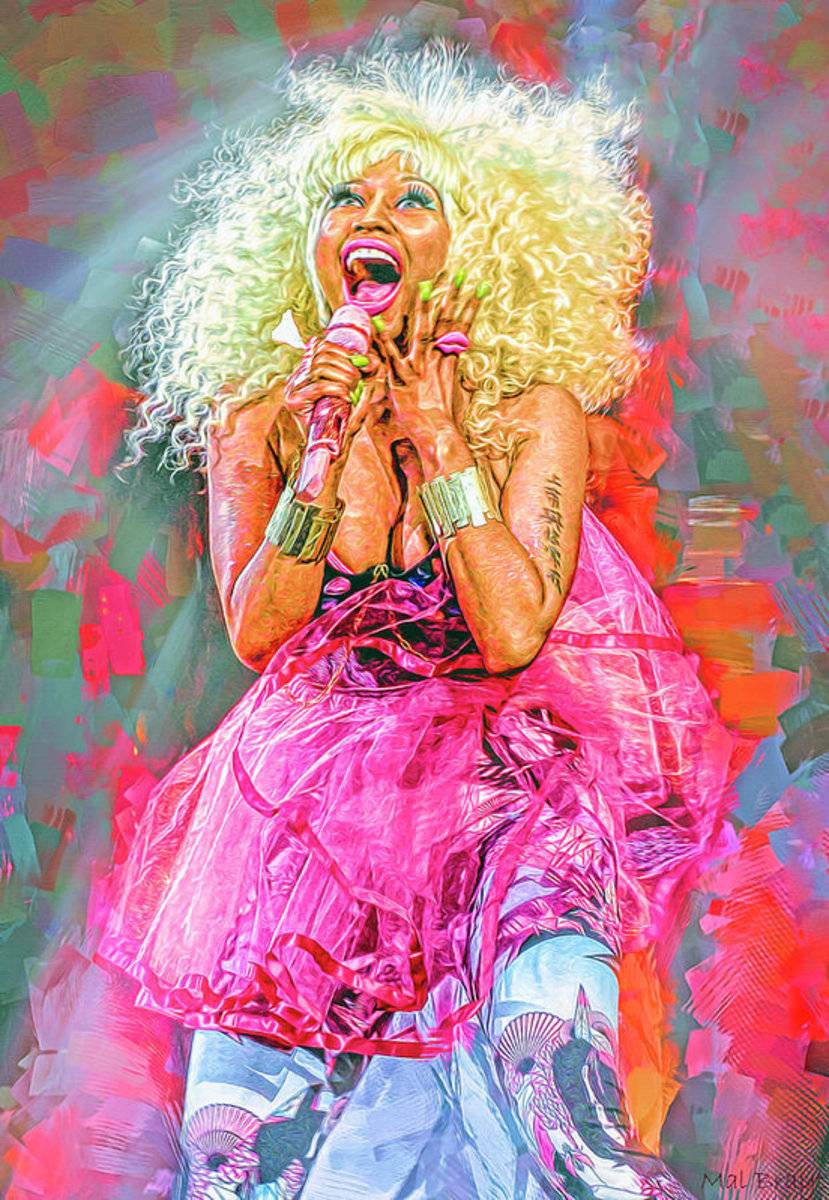Nicki Minaj - Rapper - Poster | Canvas Wall Art Print