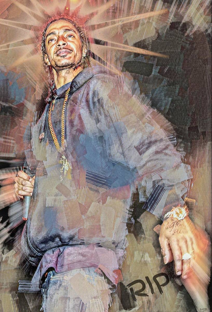 Nipsey Hussle - Rapper - Poster | Canvas Wall Art Print