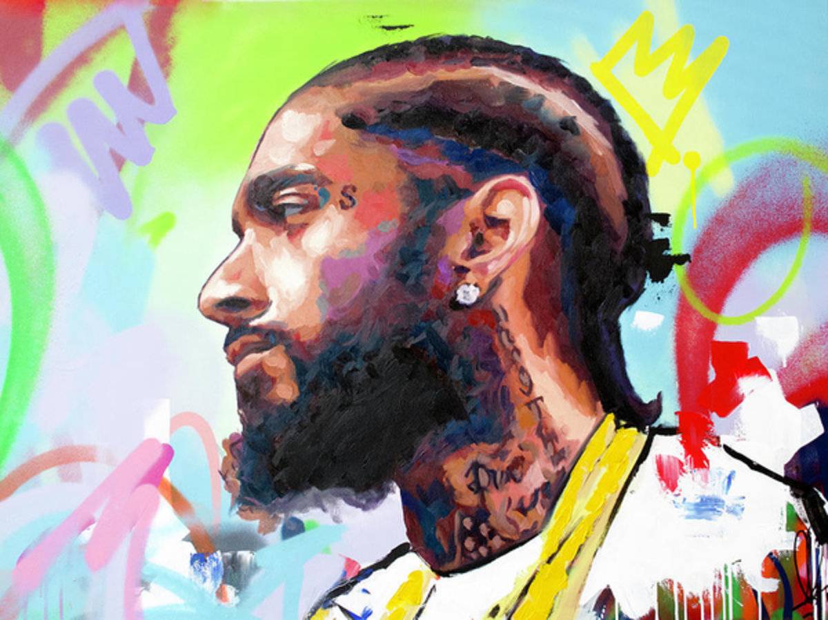 Nipsey Hussle - Rapper - Poster | Canvas Wall Art Print