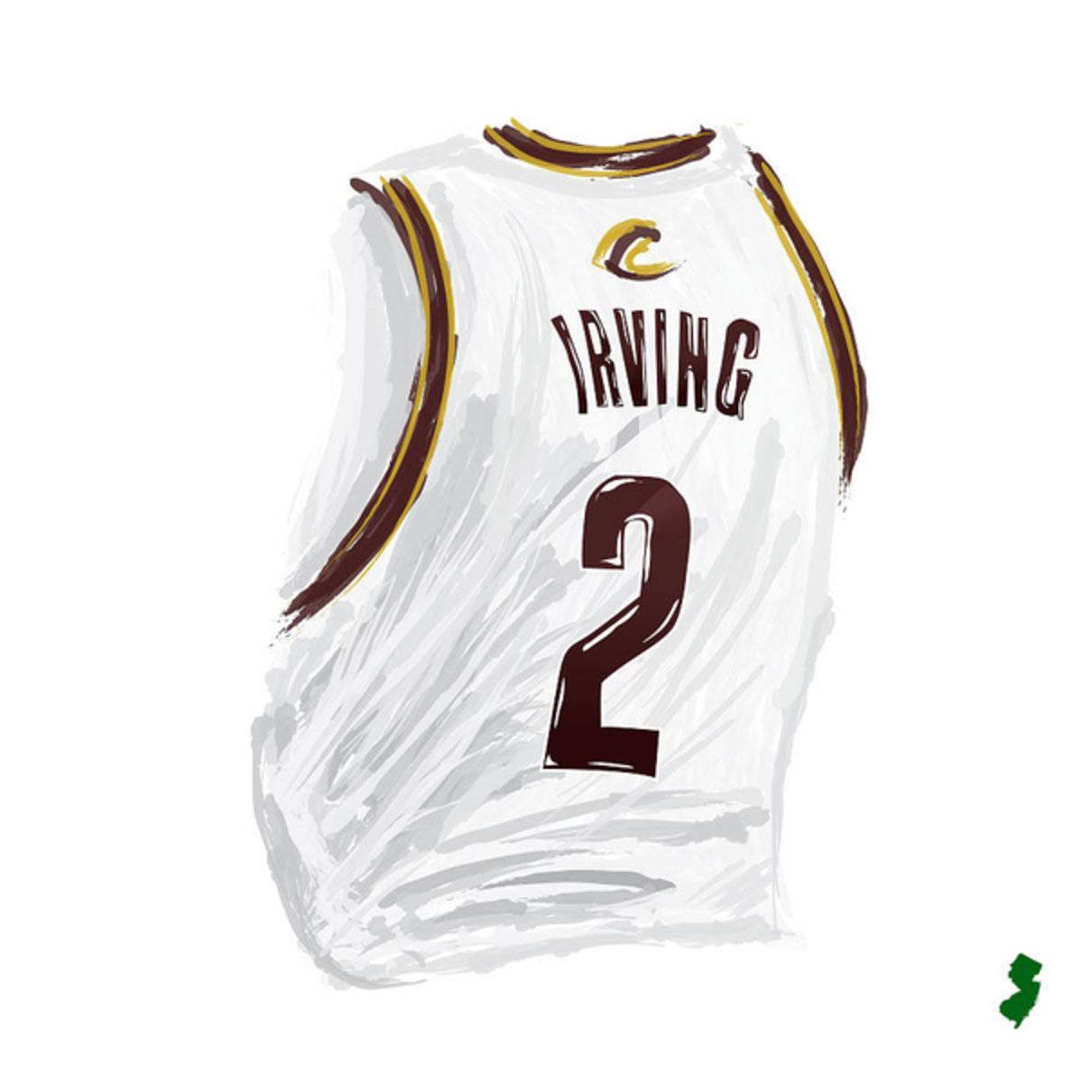Nj Legend Kyrie Irving - Poster | Canvas Wall Art Print