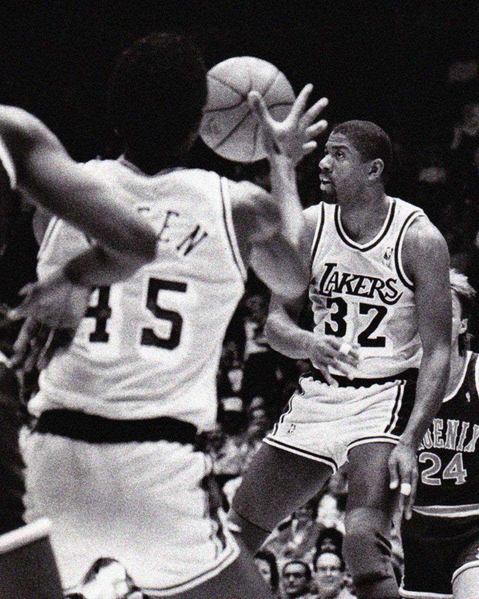 No Look Magic Johnson - Poster | Canvas Wall Art Print