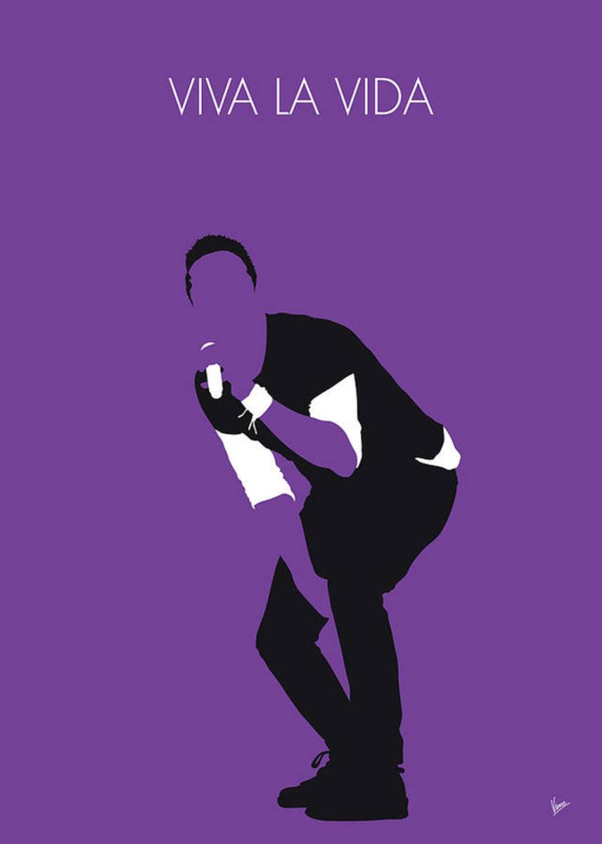 No121 My Coldplay Minimal Music - Poster | Canvas Wall Art Print