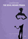 No661 My The Devil Wears Prada Minimal Movie Poster - Poster | Canvas Wall Art Print