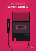 No781 My Almost Famous Minimal Movie Poster - Poster | Canvas Wall Art Print