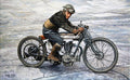 Norton Rider - Poster | Canvas Wall Art Print