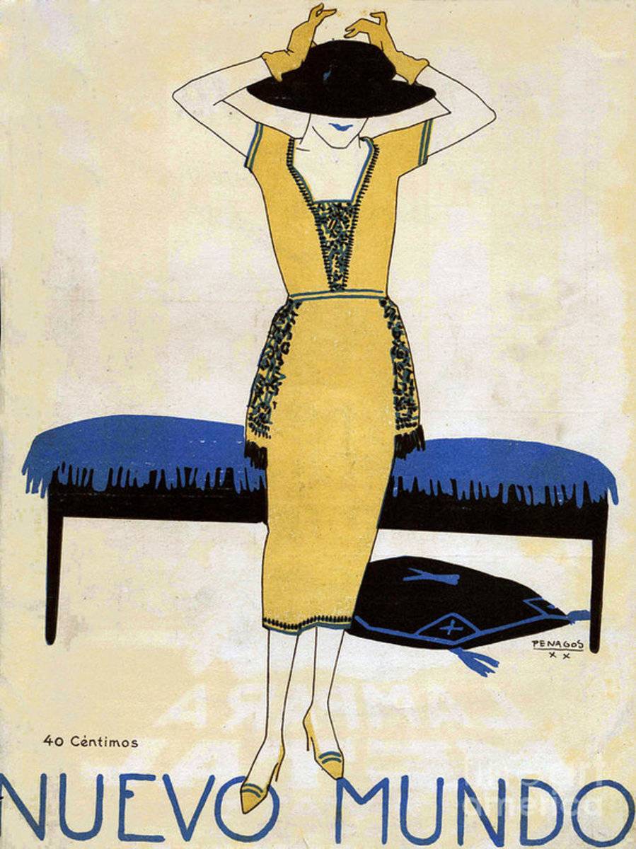 Nuevo Mundo 1920 1920S Spain Cc Womens - Poster | Canvas Wall Art Print