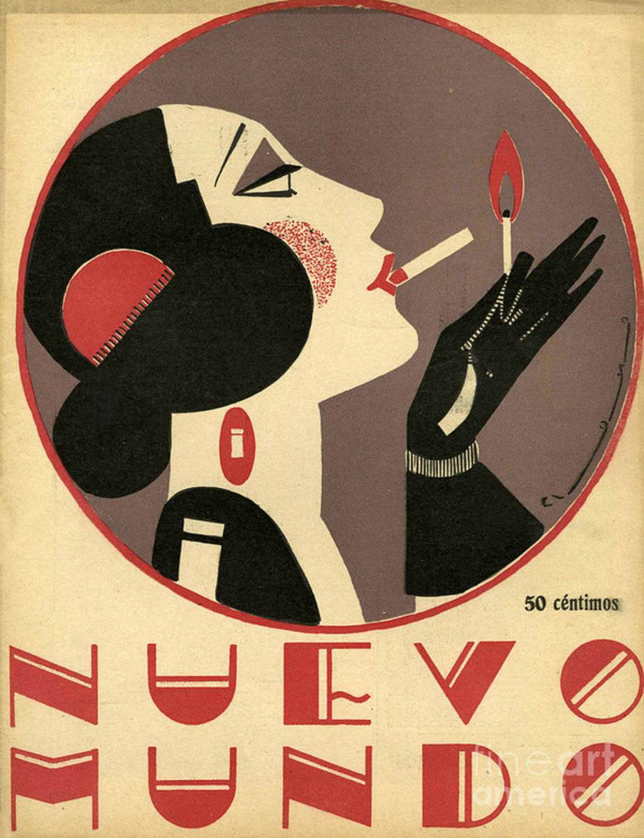 Nuevo Mundo 1923 1920S Spain Cc - Poster | Canvas Wall Art Print