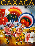 Oaxaca Mexico Vintage Travel Restored - Poster | Canvas Wall Art Print