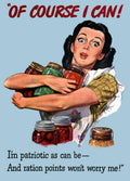 Of Course I Can -- Ww2 Propaganda - Poster | Canvas Wall Art Print