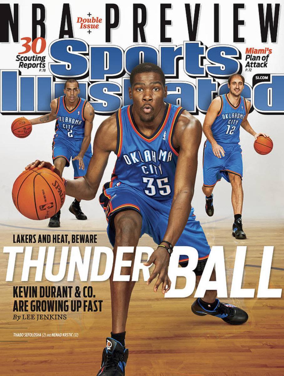 Oklahoma City Thunder, 2010 Nba Basketball Preview Issue Sports Illustrated Cover - Poster | Canvas Wall Art Print