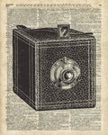 Old Camera Cube - Poster | Canvas Wall Art Print