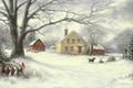 Old Country Farm - Poster | Canvas Wall Art Print