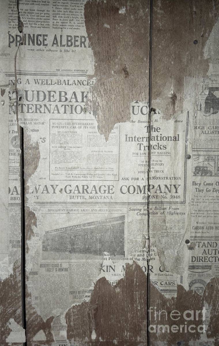 Old News - Poster | Canvas Wall Art Print