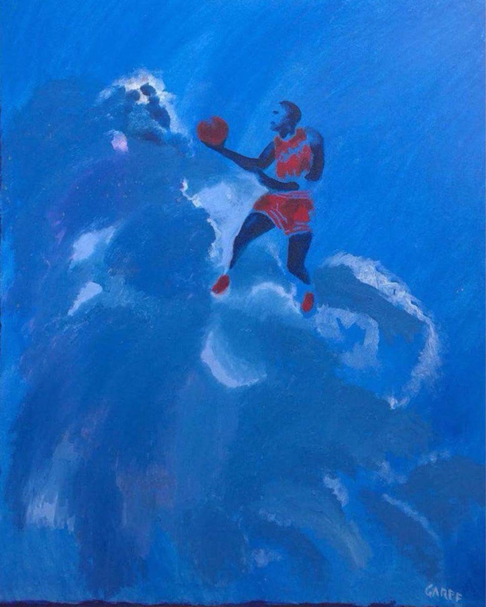 Omaggio A Michael Jordan - Poster | Canvas Wall Art Print