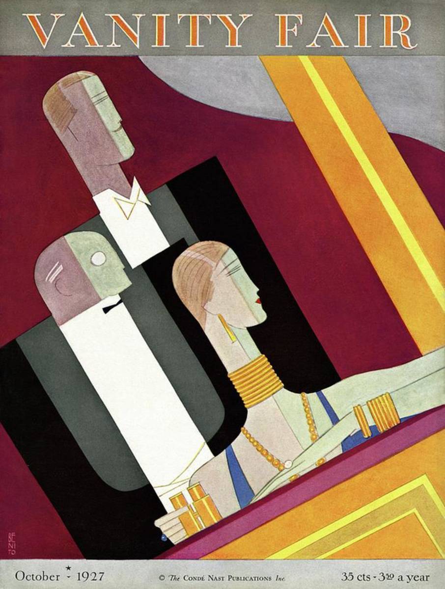 People In Formal Attire In A Theater Box - Poster | Canvas Wall Art Print