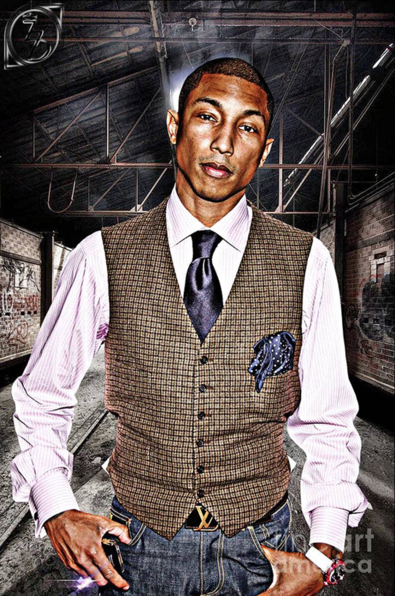Pharrell - Rapper - Poster | Canvas Wall Art Print