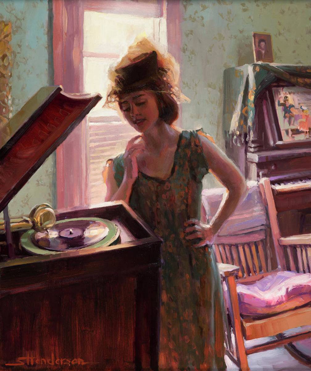 Phonograph Days - Poster | Canvas Wall Art Print