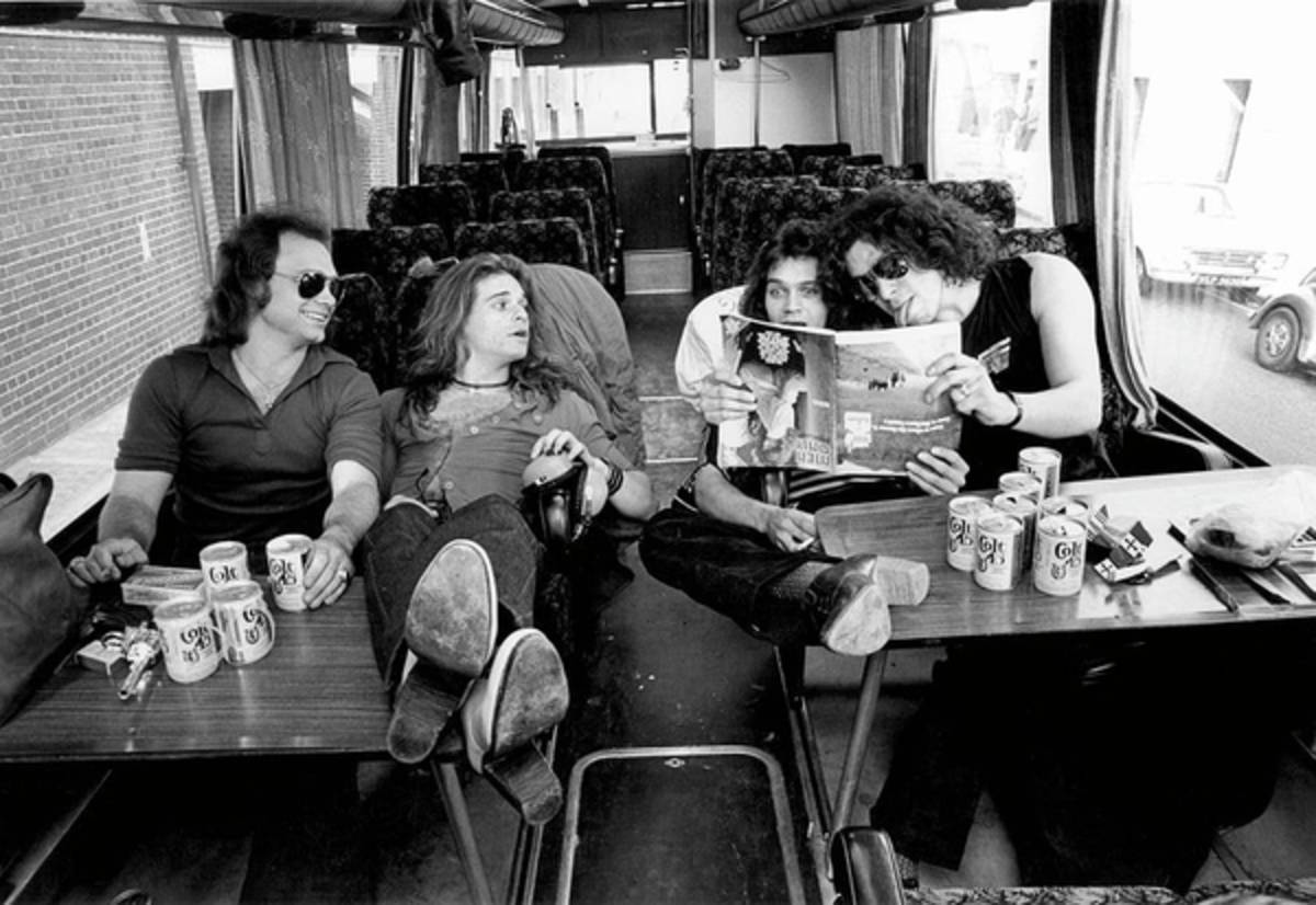 Photo Of Van Halen And Michael Anthony - Poster | Canvas Wall Art Print