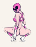 Pink Ranger - Rapper - Poster | Canvas Wall Art Print