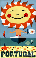 Portugal Vintage Travel Restored - Poster | Canvas Wall Art Print