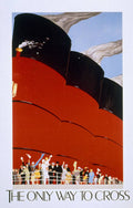 Poster Advertising The Rms Queen Mary - Poster | Canvas Wall Art Print