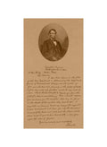 President Lincoln'S Letter To Mrs. Bixby - Poster | Canvas Wall Art Print
