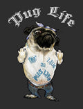 Pug Life - Rapper - Poster | Canvas Wall Art Print