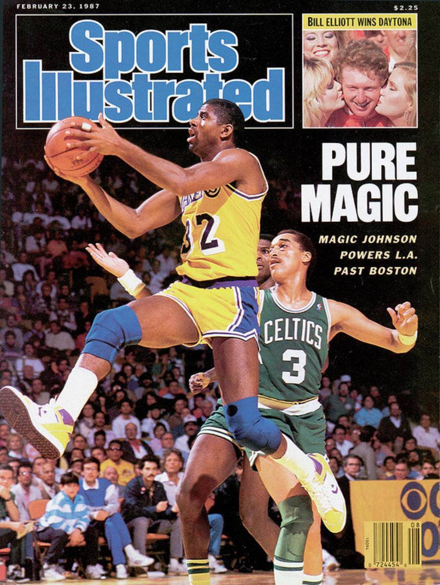 Pure Magic Magic Johnson Powers L.A. Past Boston Sports Illustrated Cover - Poster | Canvas Wall Art Print