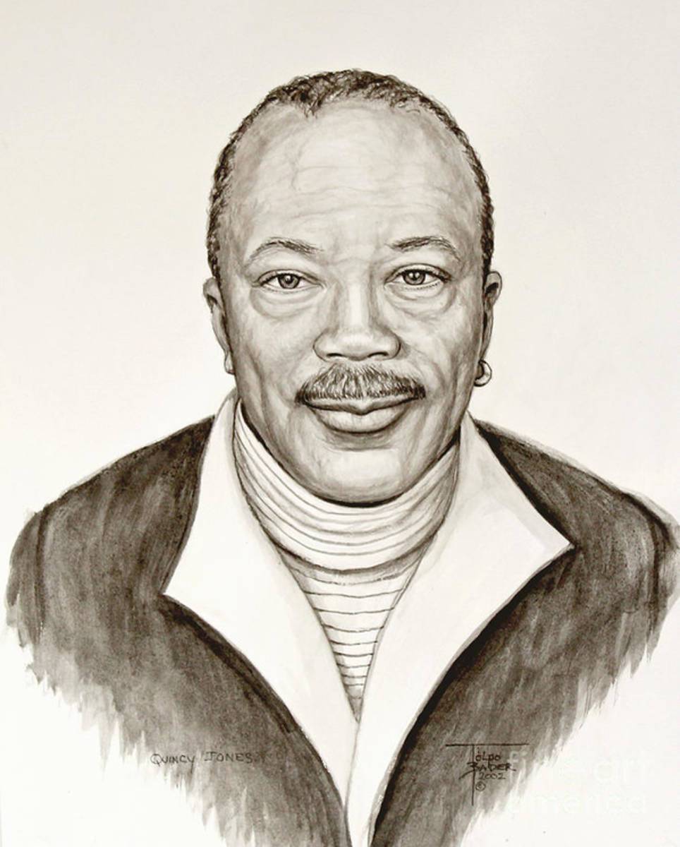 Quincy Jones - Poster | Canvas Wall Art Print