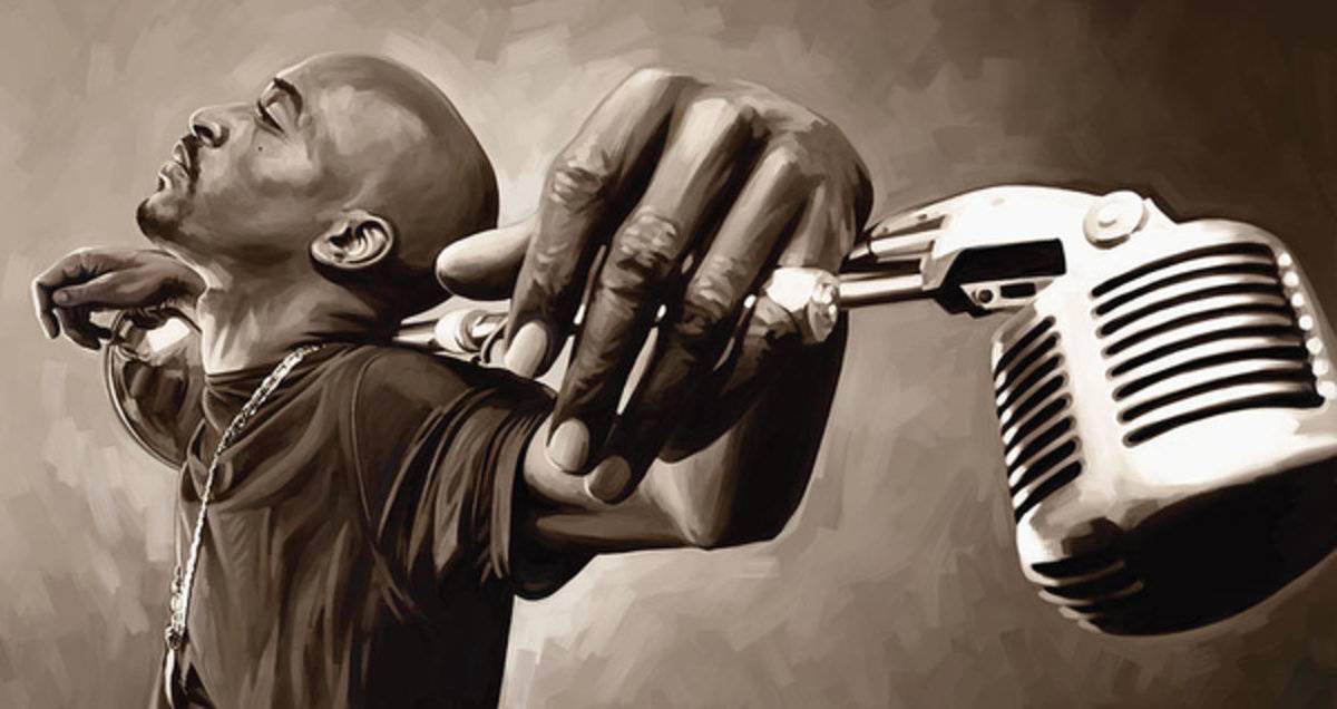 Rakim Artwork - Rapper - Poster | Canvas Wall Art Print