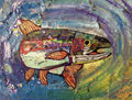 Recycled Salmon - Poster | Canvas Wall Art Print