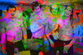 Red Hot Chili Peppers Band Paint Splatters Portrait - Poster | Canvas Wall Art Print