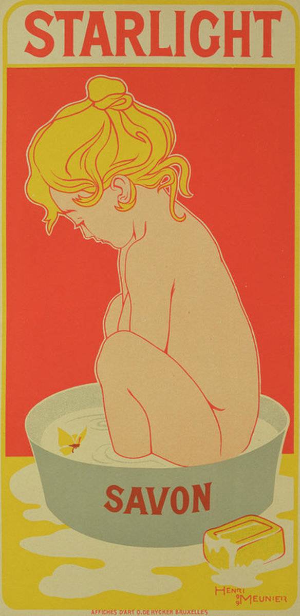 Reproduction Of A Advertising Starlight Soap - Poster | Canvas Wall Art Print