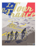 Retro Tour De France - Poster | Canvas Wall Art Print