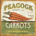 Retro Veggie Label 2 - Poster | Canvas Wall Art Print