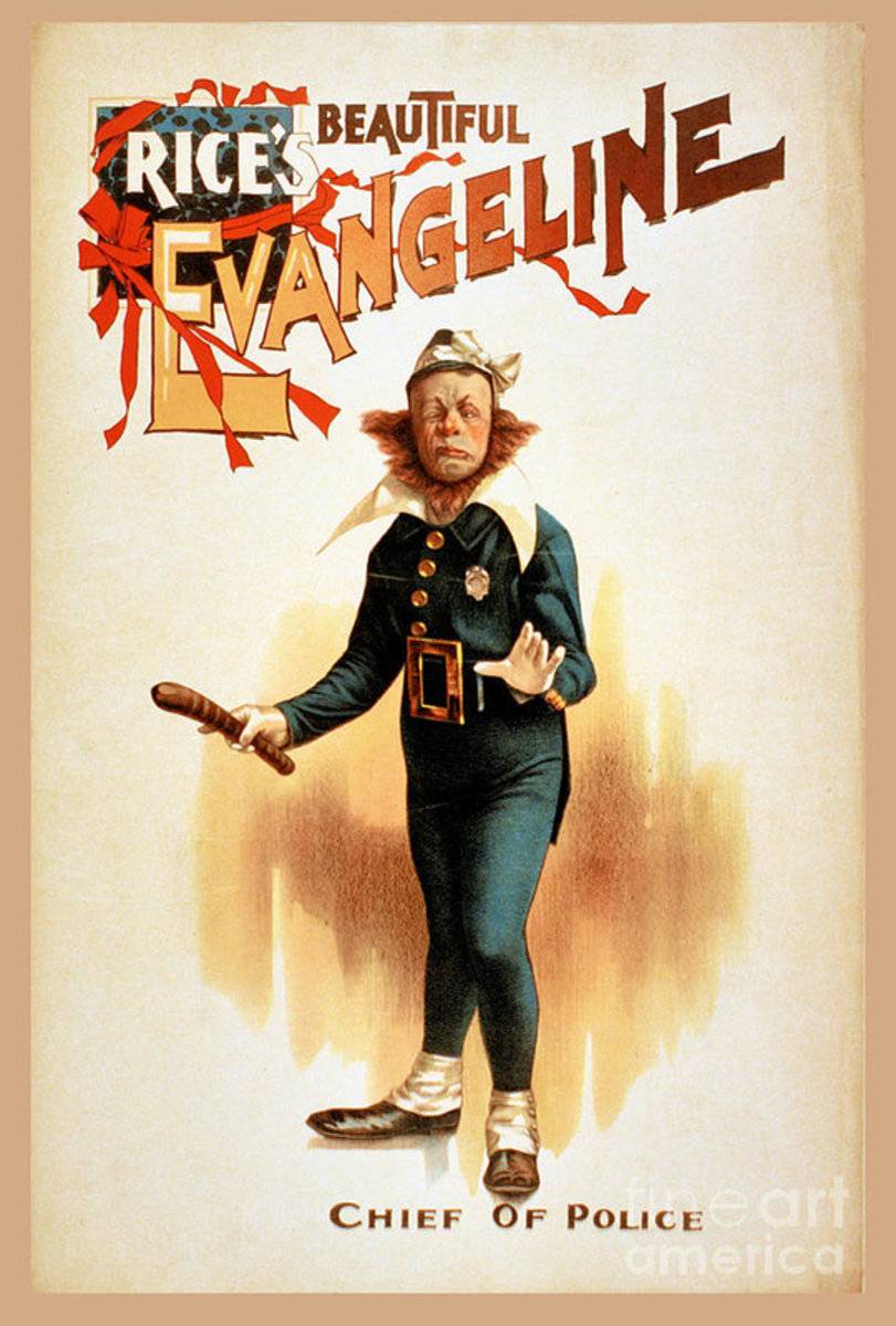 Rice'S Beautiful Evangeline Chief Of Police - Poster | Canvas Wall Art Print