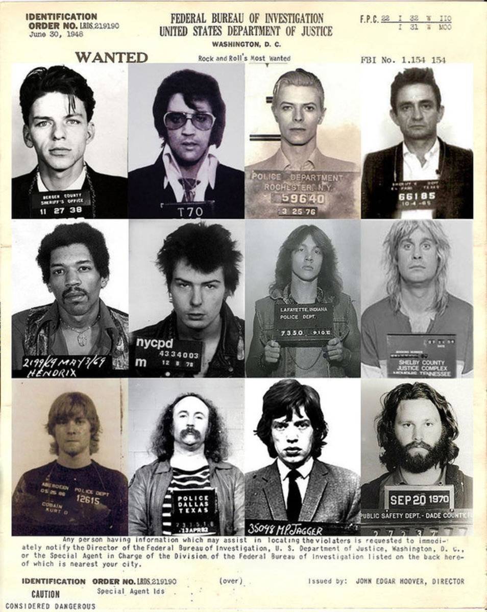 Rock And Roll'S Most Wanted - Part Ii - Poster | Canvas Wall Art Print