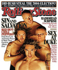 Rolling Stone Cover - Volume #1002 - 6/15/2006 - Red Hot Chili Peppers - Poster | Canvas Wall Art Print