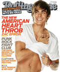 Rolling Stone Cover - Volume #1033 - 8/23/2007 - Zac Efron - Poster | Canvas Wall Art Print