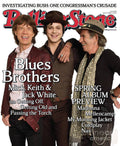 Rolling Stone Cover - Volume #1050 - 4/17/2008 - Mick Jagger, Keith Richards And Jack White - Poster | Canvas Wall Art Print