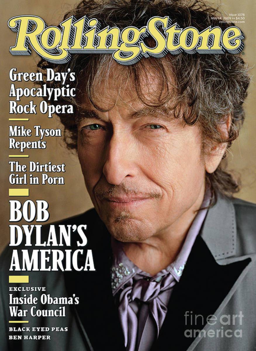 Rolling Stone Cover - Volume #1078 - 5/14/2009 - Bob Dylan - Poster | Canvas Wall Art Print