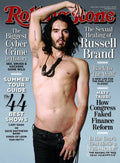 Rolling Stone Cover - Volume #1106 - 6/10/2010 - Russell Brand - Poster | Canvas Wall Art Print
