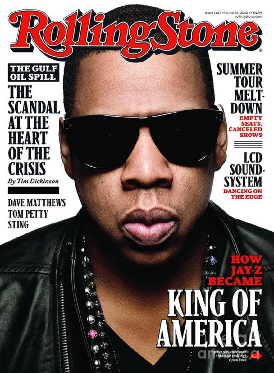 Rolling Stone Cover - Volume #1107 - 6/24/2010 - Jay-Z - Poster | Canvas Wall Art Print