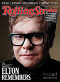 Rolling Stone Cover - Volume #1124 - 2/17/2011 - Elton John - Poster | Canvas Wall Art Print