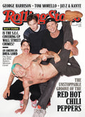 Rolling Stone Cover - Volume #1138 - 9/1/2011 - Red Hot Chili Peppers - Poster | Canvas Wall Art Print