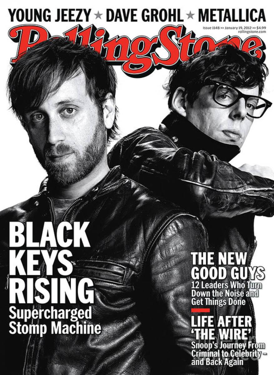 Rolling Stone Cover - Volume #1148 - 1/19/2012 - Black Keys - Poster | Canvas Wall Art Print