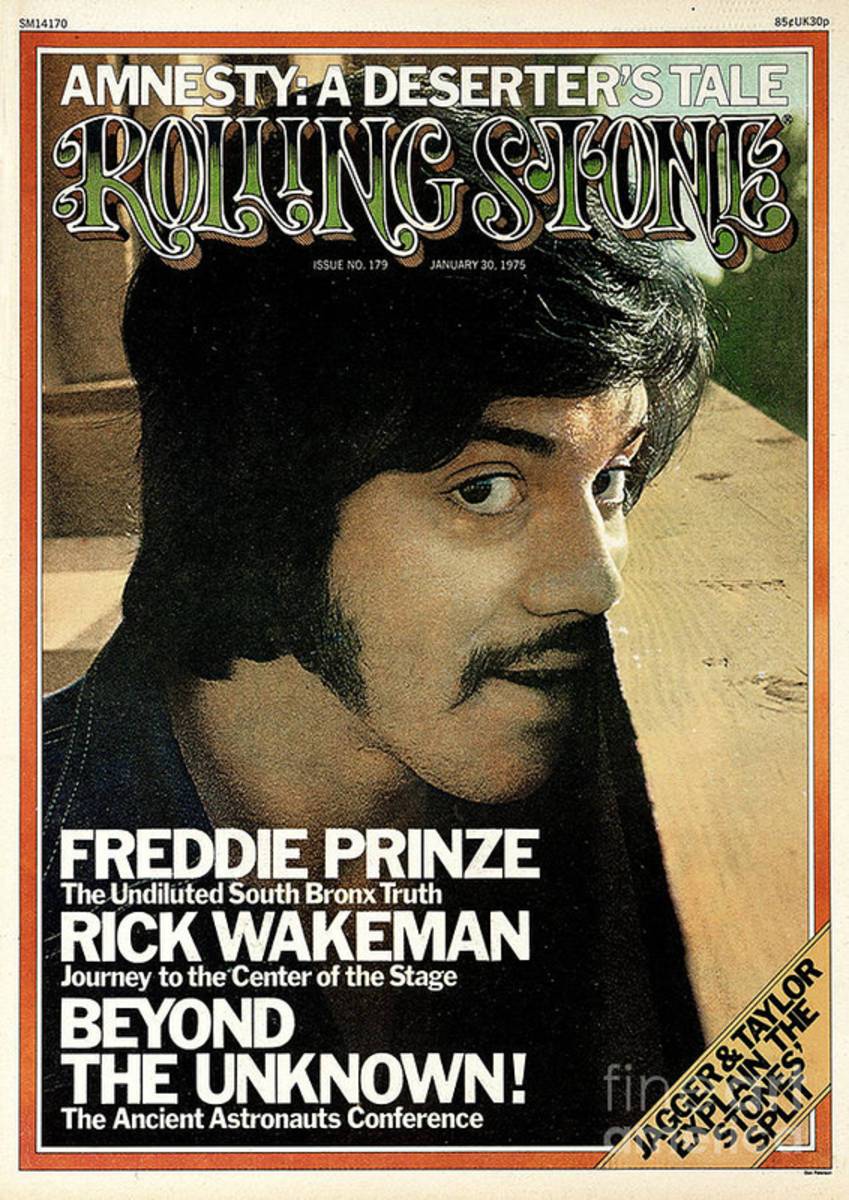 Rolling Stone Cover - Volume #179 - 1/30/1975 - Freddie Prinze - Poster | Canvas Wall Art Print