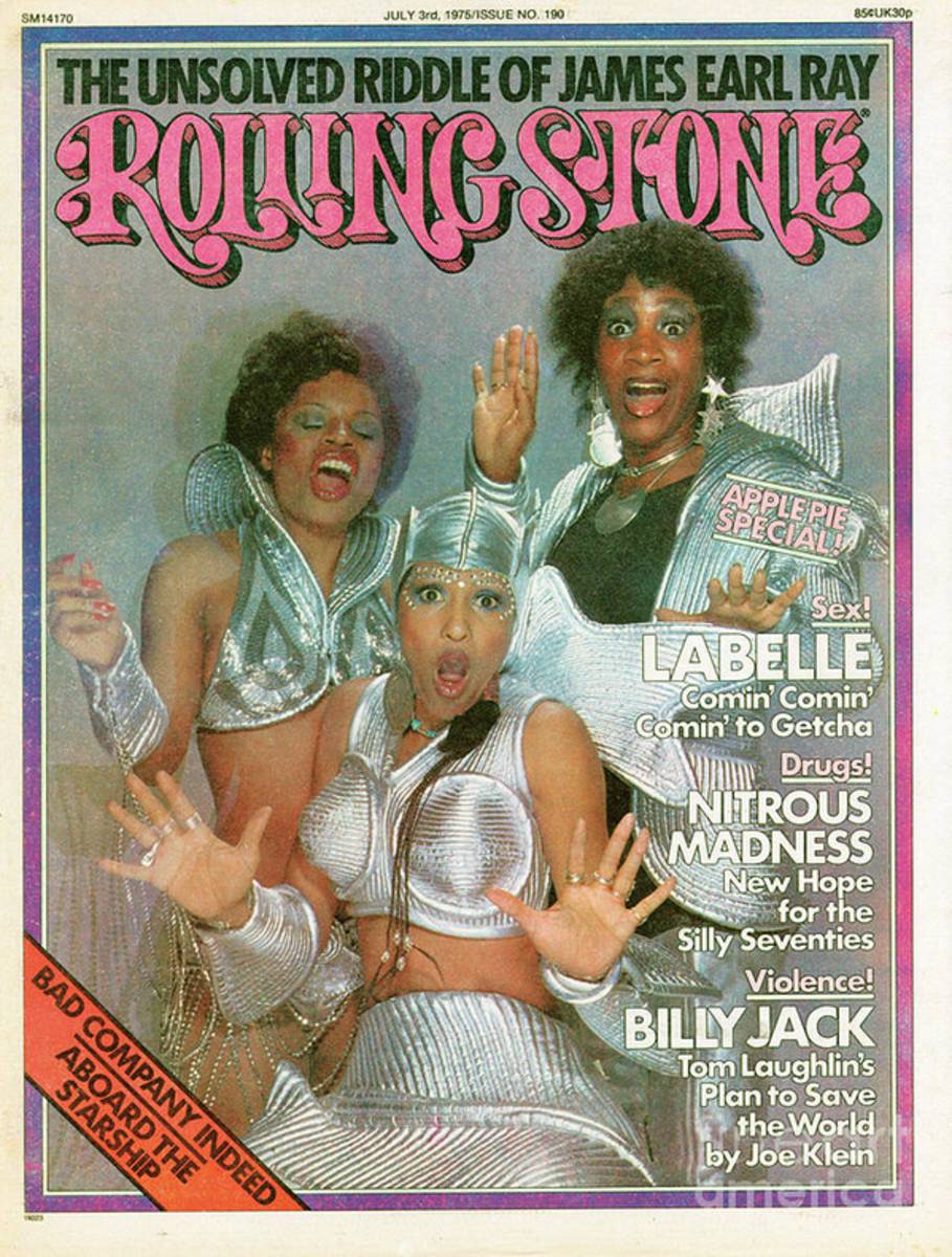 Rolling Stone Cover - Volume #190 - 7/3/1975 - Labelle - Poster | Canvas Wall Art Print